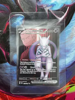 Team Rocket’s Mewtwo ex 213/182 – SV10 Destined Rivals Holo – NM Pokemon TCG - Image 1