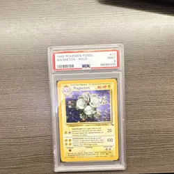 PSA 9 Mint Magneton Fossil Holo Rare Pokemon TCG 1999 11/62 Unlimited - Image 1