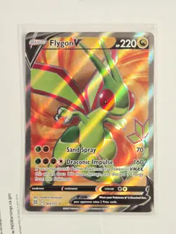 Flygon V (Full Art) 164/172 Swsh09: Brilliant Stars Holo Pokemon TCG - Image 1