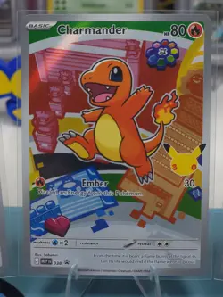 Bulbasaur Charmander Squirtle 30th Stamp Promo Set 037 038 039 Pokemon TCG NM - Image 3