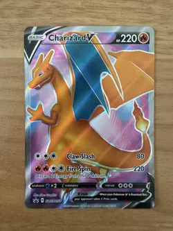 Pokemon Charizard V Champions Path Full Art Promo SWSH050 Near Mint NM - Image 1