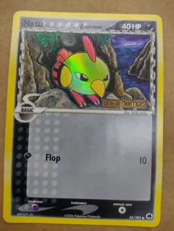 Pokemon Natu Reverse EX Dragon Frontiers 55/101 Near Mint Condition - Image 1