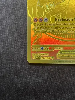 Mega Charizard Y EX 294/217 Gold Hyper Rare, Ascended Heroes, Pokemon TCG (NM) - Image 4