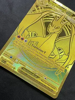 Mega Charizard Y EX 294/217 Gold Hyper Rare, Ascended Heroes, Pokemon TCG (NM) - Image 5
