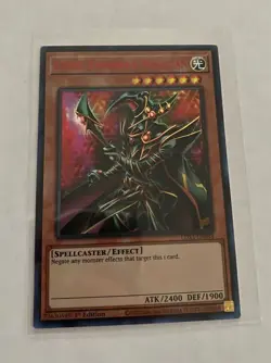 Yu-Gi-Oh! Legendary Duelists Season 3 Chaos Command Magician Ultra Rare Red Text - Image 1
