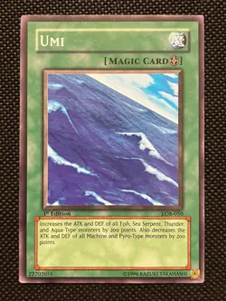 Umi LOB-050 Common 1st Edition Lightly Played American English Yu-Gi-Oh! - Image 1