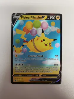Flying Pikachu V - 006/025 - Pokemon Celebrations Sword Shield Rare Card NM - Image 1