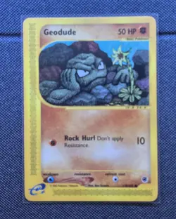 Geodude 110/165 Common Expedition Pokemon Card - Image 1