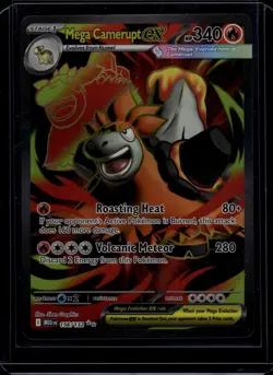 Pokemon TCG Card Mega Camerupt ex MEG Ultra Rare 156/132 NM - Image 1
