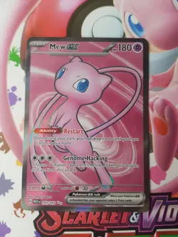 NEAR MINT! Mew ex (193/165) S&V 151 Full Art Ultra Rare Pokemon Card! FAST P&P! - Image 1