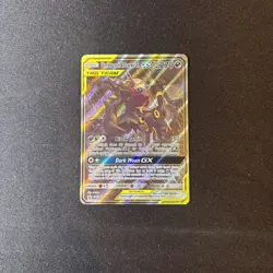 Pokemon Umbreon & Darkrai Tag Team GX SM241 Black Star Promo Card LP - Image 1