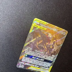 Pokemon Umbreon & Darkrai Tag Team GX SM241 Black Star Promo Card LP - Image 5