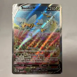 Beedrill v Alternate Full Art Holo Card 161/189 Astral Radiance Mint Condition - Image 1