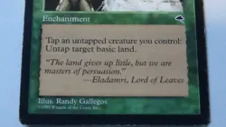 Earthcraft Randy Gallegos Magic the Gathering 1997 minimal edgewear - Image 3