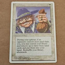 MTG Land Tax Enchantment White Regular 1995 Brian Snoddy - Image 1