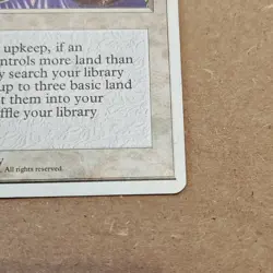 MTG Land Tax Enchantment White Regular 1995 Brian Snoddy - Image 3