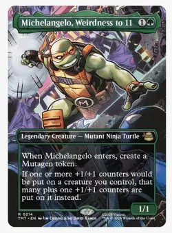 Michelangelo, Weirdness to 11 (Borderless) Teenage Mutant Ninja Turtles Regular - Image 1