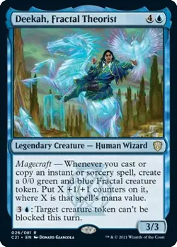 MTG Deekah, Fractal Theorist - 26 / English / Near Mint - Image 1