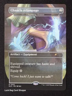 Chancla relampago - Lightning Greaves (2062) Secret Lair Drop Non-Foil - Image 1