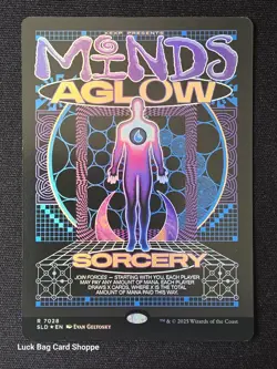 Minds Aglow (7028) (Rainbow Foil) Secret Lair Drop Foil - Image 1