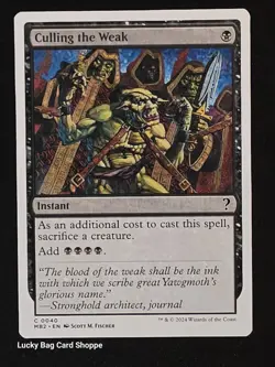Culling the Weak (White Border) Mystery Booster 2 Regular - Image 1