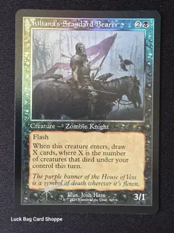 Liliana's Standard Bearer (0845) (Retro Frame) Secret Lair Drop Foil - Image 1
