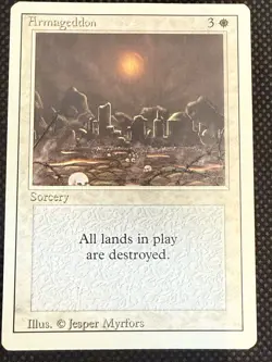 Armageddon Revised Edition 3rd Magic the Gathering White Rare MtG - Image 1