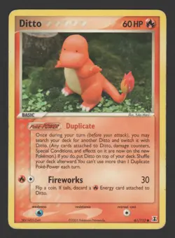 Ditto Charmander EX Delta Species 61/113 ENG – Pokemon Card - Image 1