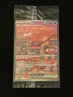 Pokemon TCG - Mew ex SVP 053 151 UPC Promo Sealed - 1 - Image 1