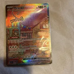 Pokemon Mew EX SVP Black Star Promos 053 Full Art Holo Promo original plastic - Image 1