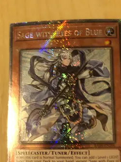 Sage with Eyes of Blue (Platinum Secret Rare) RA04-EN266 Quarter Century... - Image 2