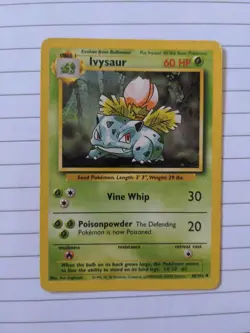 Pokemon TCG Ivysaur Base Set 30/102 Regular Unlimited Uncommon - Image 1
