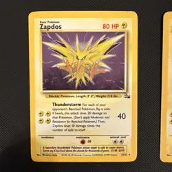 Pokemon TCG Fossil Unlimited Holo Lot of 7 - Zapdos/Raichu/Lapras/Aerodactyl ++ - Image 5