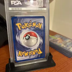 Pokemon TCG Gym Heroes Rocket's Moltres 12/132 Unlimited Holo Rare PSA 7 NM 🔥 - Image 4