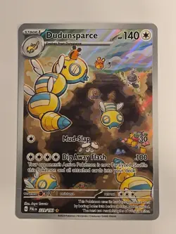 Pokemon TCG Paldea Evolved Dudunsparce Illustration Rare 229/193 IR Holo NM - Image 2