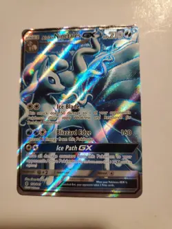 Pokemon Alolan Ninetales GX Full Art Ultra Rare Holo SM-Guardians Rising 132/145 - Image 2