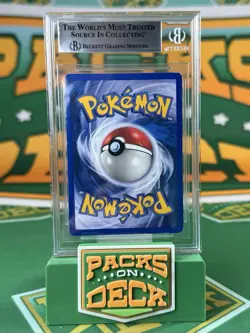 1999 Pokemon Base Set Shadowless Gyarados 6 Holo NEAR MINT+ BGS 7 - Image 2