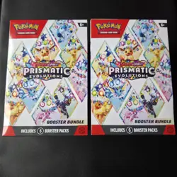 x2 Pokemon Prismatic Evolutions Booster Bundles Brand New Factory Sealed - Image 1
