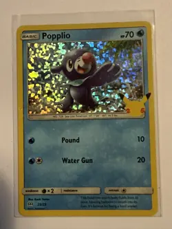 Popplio - 23/25 - Pokemon McDonald's 25th Anniversary Holo 2021 NM - Image 1