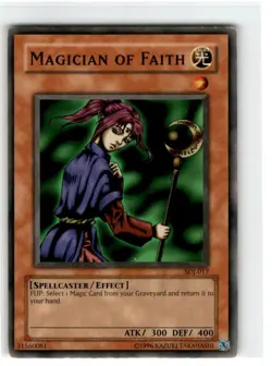 Yu-Gi-Oh! Magician of Faith Common SDJ-017 MP Very Good Unlimited - Image 1