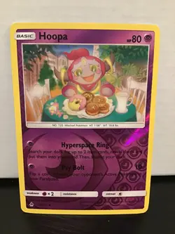 Hoopa 54/131 Pokemon Forbidden Light Reverse Holo Uncommon - Image 1