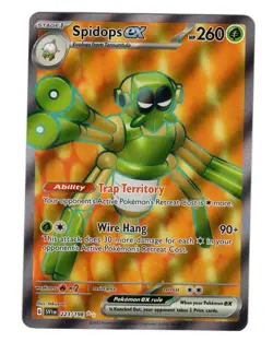 2023 Pokemon Spidops ex Full Art Ultra Rare - 223/198 - Scarlet & Violet - Image 1