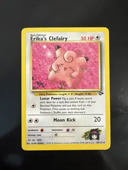 Pokemon TCG Erika's Clefairy Gym Challenge 40/132 LP+ - Image 1