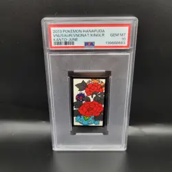 2013 POKEMON HANAFUDA KANTO JUNE KINGLER/VENONAT/VENUSAUR PSA 10 - Image 1