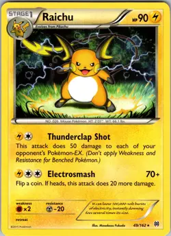 Raichu 49/162 XY - BREAKthrough Pokemon TCG NM - Image 1