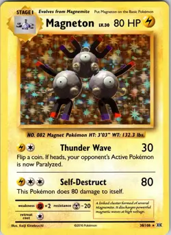 Magneton 38/108 XY - Evolutions Pokemon TCG LP Holo - Image 1