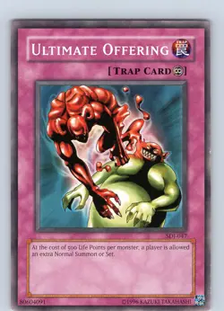 Yu-Gi-Oh TCG Ultimate Offering SDJ-047 Unlimited Regular Common Card LP-NM - Image 1