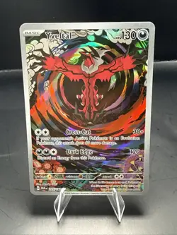 Pokemon Yveltal 205/182 Full Art Holo Illustration Rare SV04: Paradox Rift - Image 2