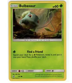 Pokemon TCG Bulbasaur 1/18 Detective Pikachu Holo NM - Image 1