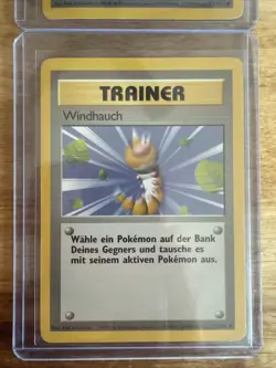 2 Gust of Wind, Base Set 93/102 ~ Pokemon TCG English German - Image 3